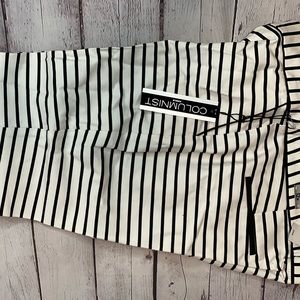 Express Columnist Ankle Pants.Size 12R.Black & off white stripes.New with tags.